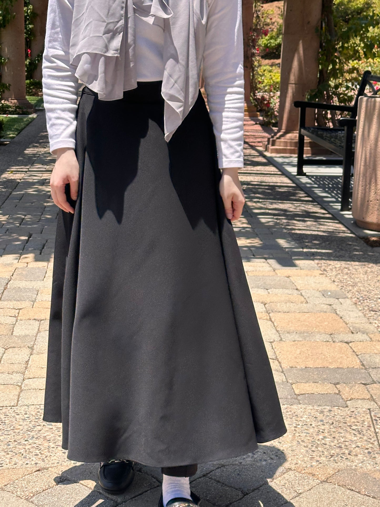 Plain Flowy Skirt