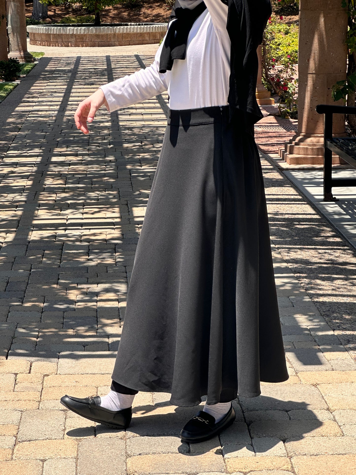 Plain Flowy Skirt