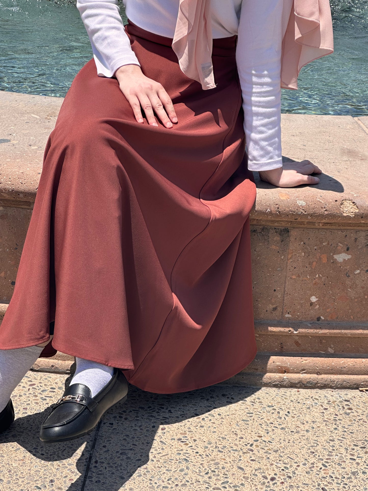 Plain Flowy Skirt