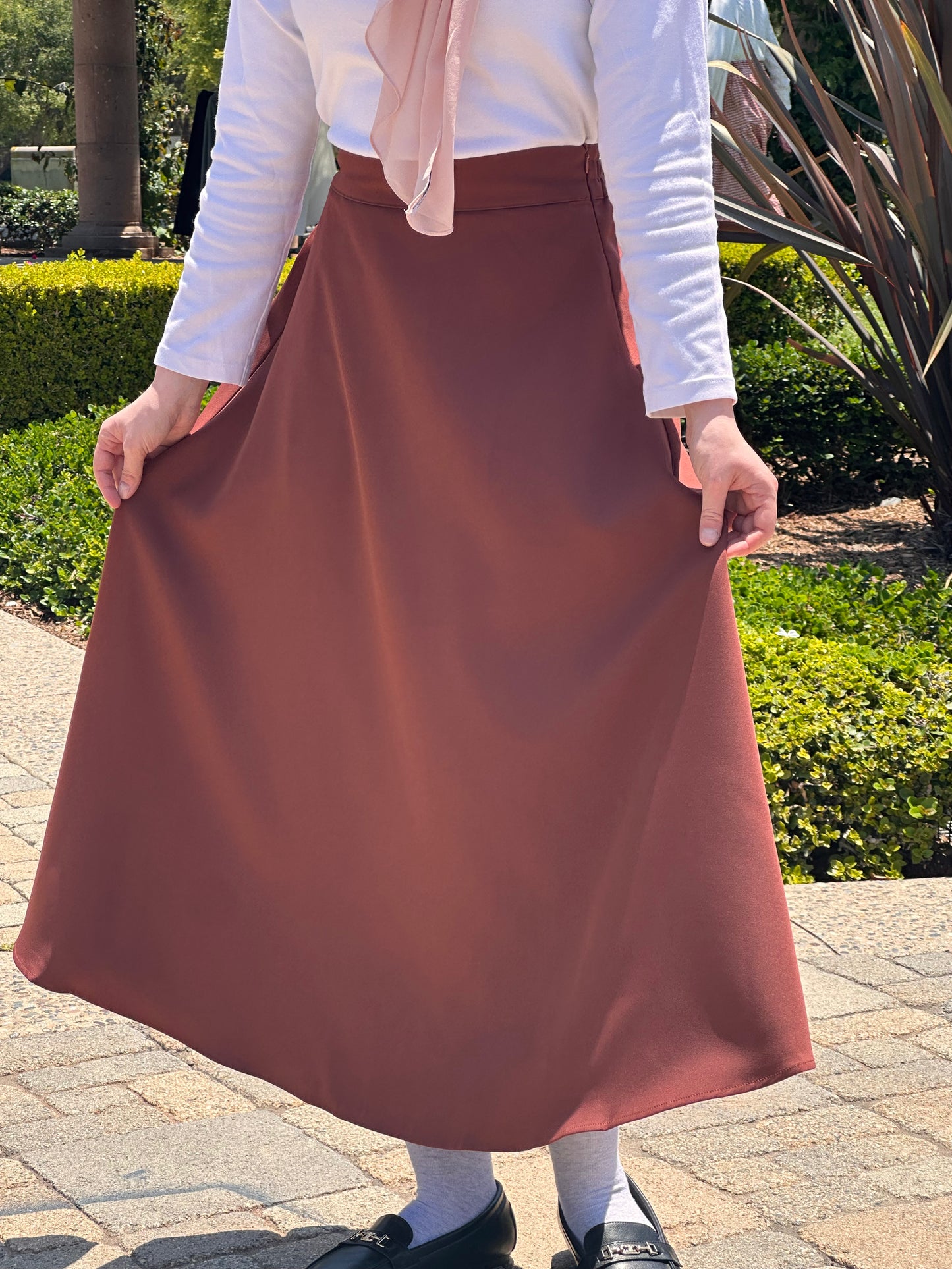 Plain Flowy Skirt
