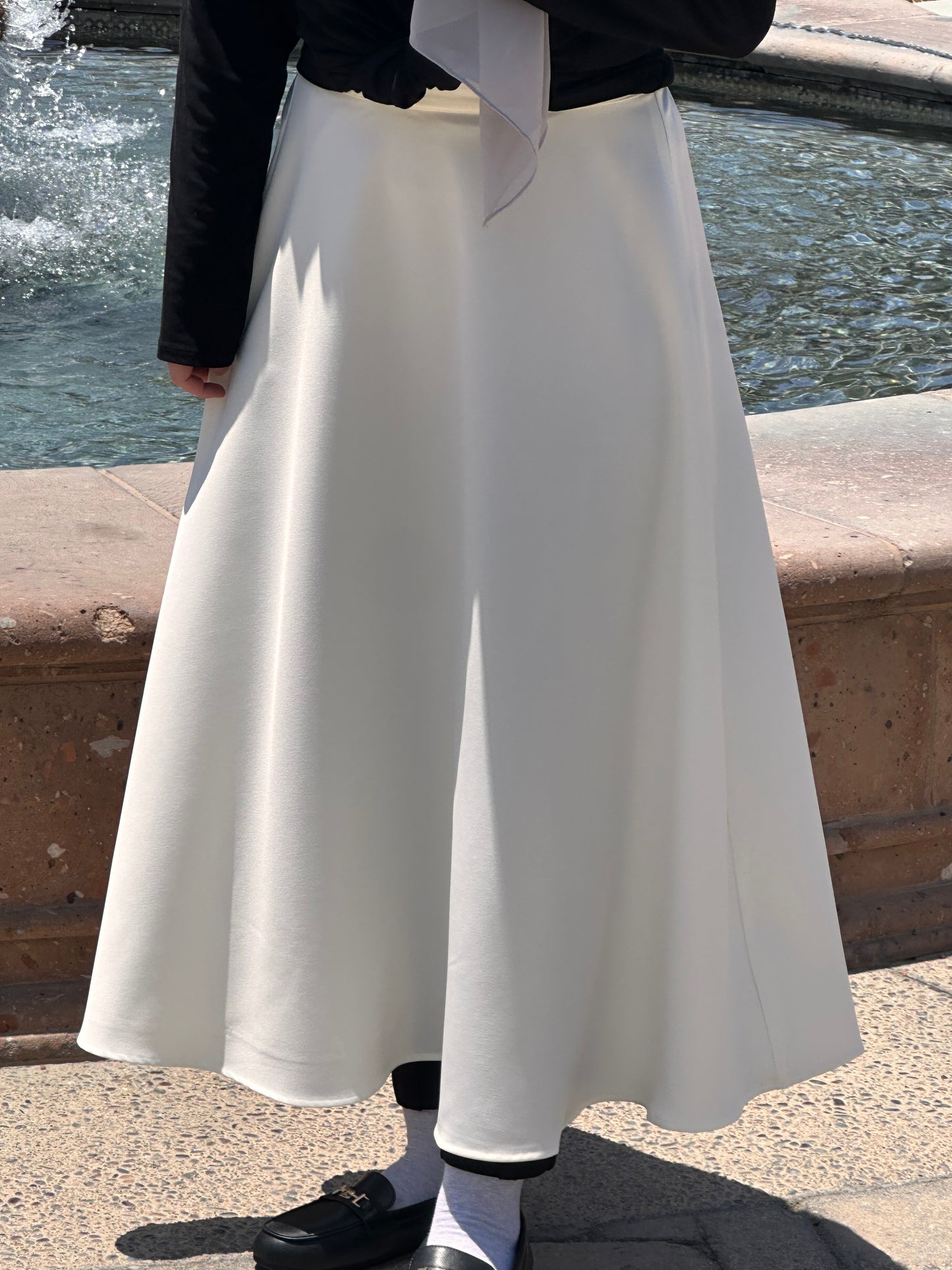 Plain Flowy Skirt